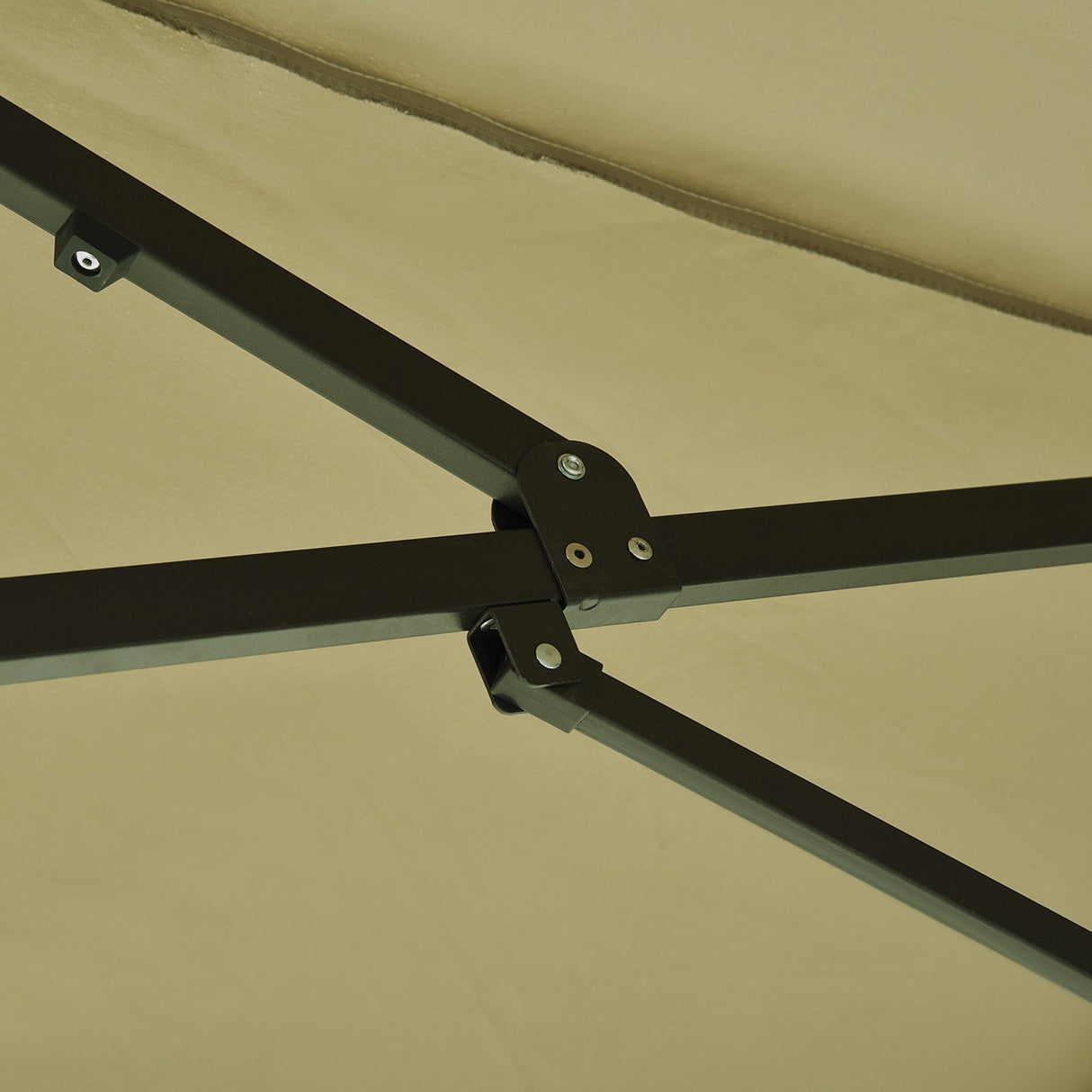 easycomfort easycomfort ombrellone doppio tettuccio da esterni ecru area coperta 4.6m ean 8054144134932