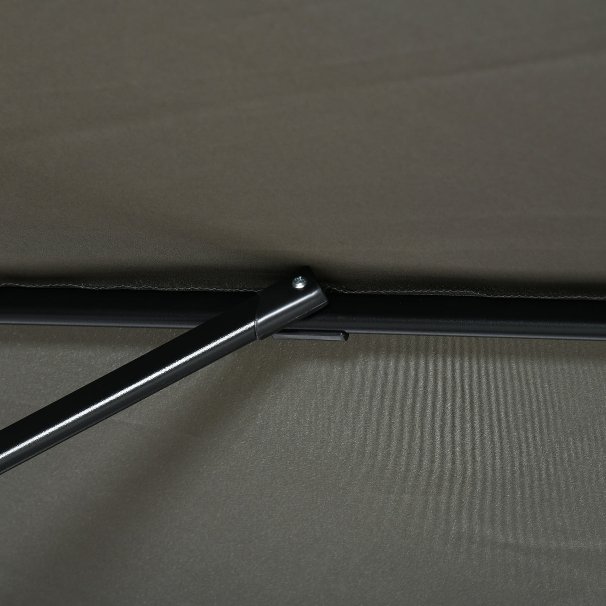 easycomfort easycomfort ombrellone da giardino con angolazione regolabile su 3 livelli e rotazione a 360 2 5x2 5 m grigio