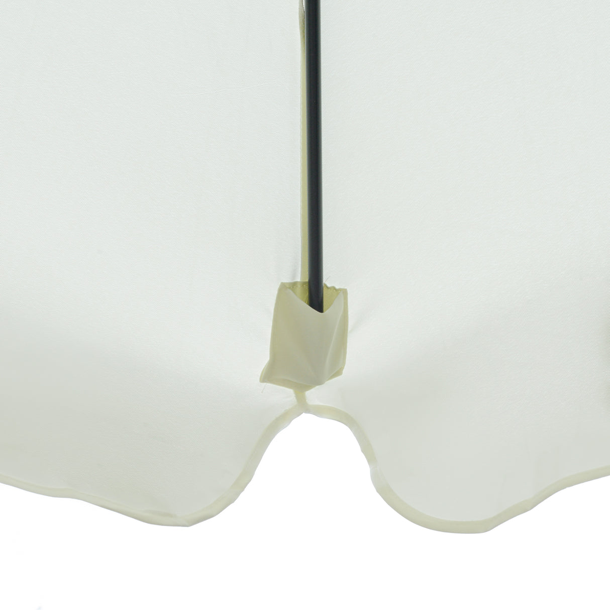 easycomfort easycomfort ombrellone da giardino e terrazza 2 7x2 5 m rotondo con testa inclinabile e resistente ai raggi uv 50 beige