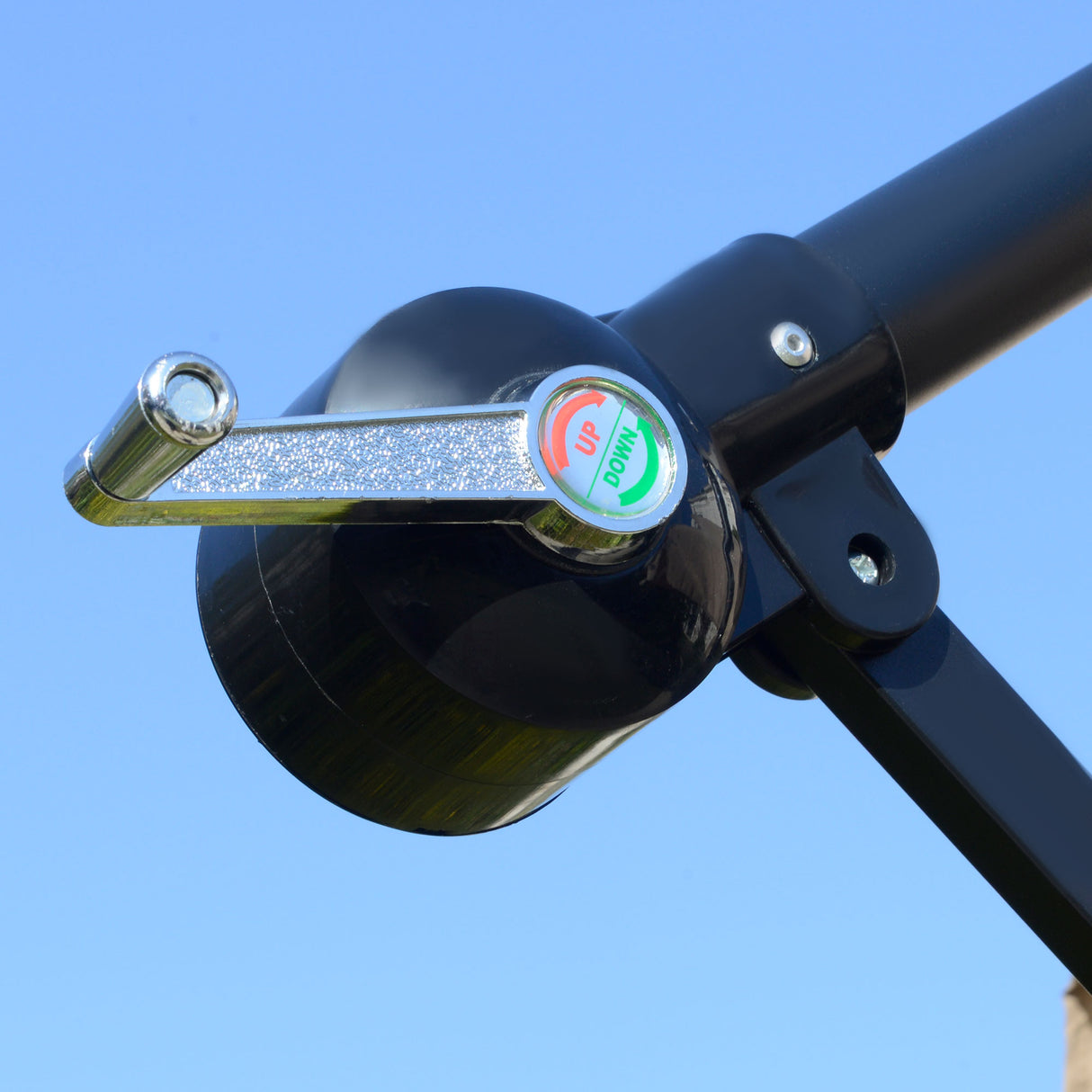 easycomfort easycomfort ombrellone da giardino 2 7x2 7m a braccio con tettuccio regolabile marrone chiaro