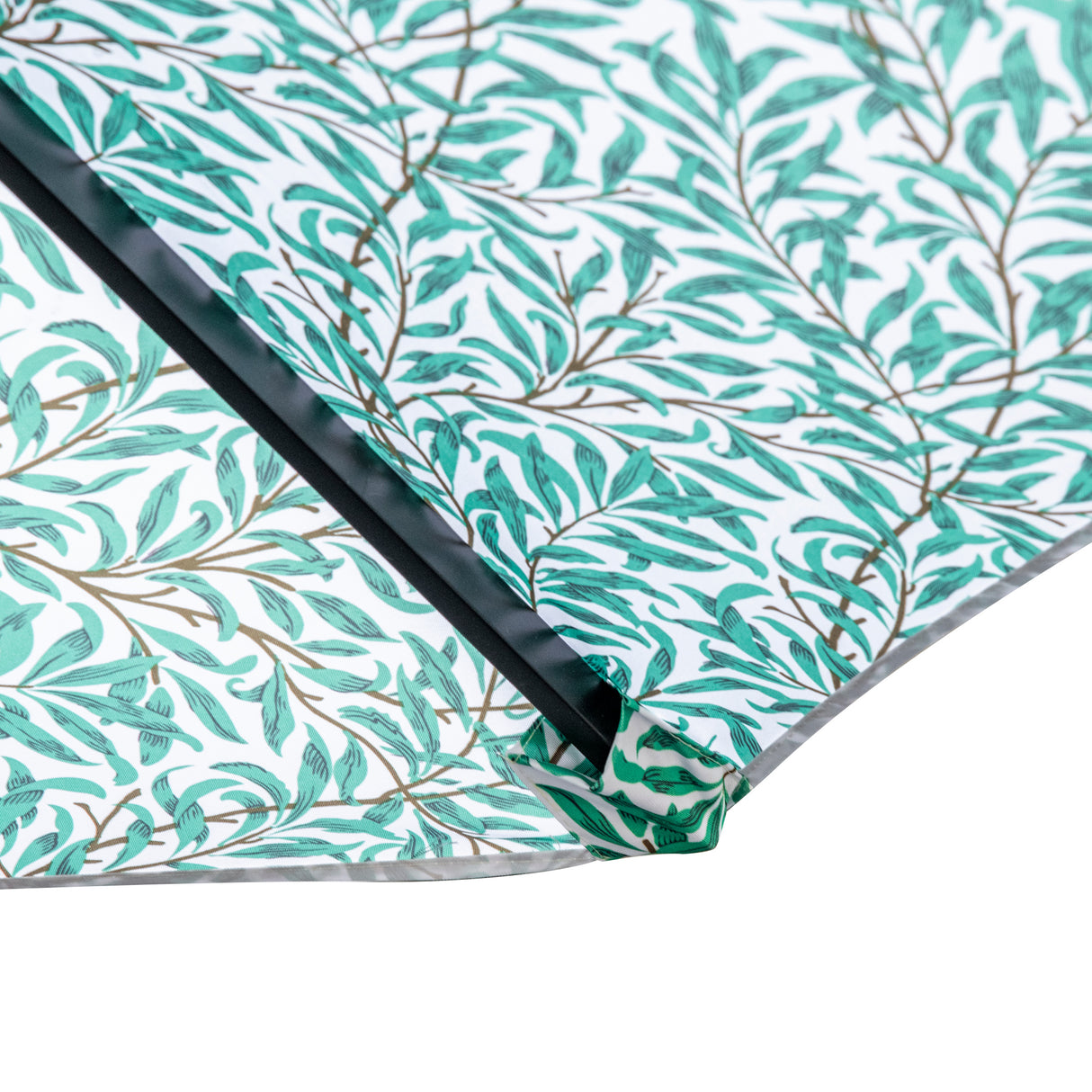 easycomfort easycomfort ombrellone da giardino 3x2 5 m in metallo a 2 sezioni con 8 stecche e copertura in poliestere