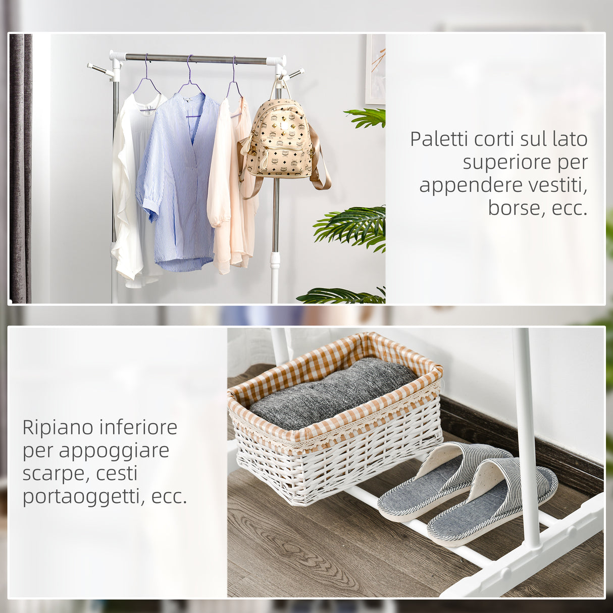 easycomfort easycomfort appendiabiti stender ad altezza regolabile con fondo portaoggetti e 4 ruote 68 5x42x87 145 cm