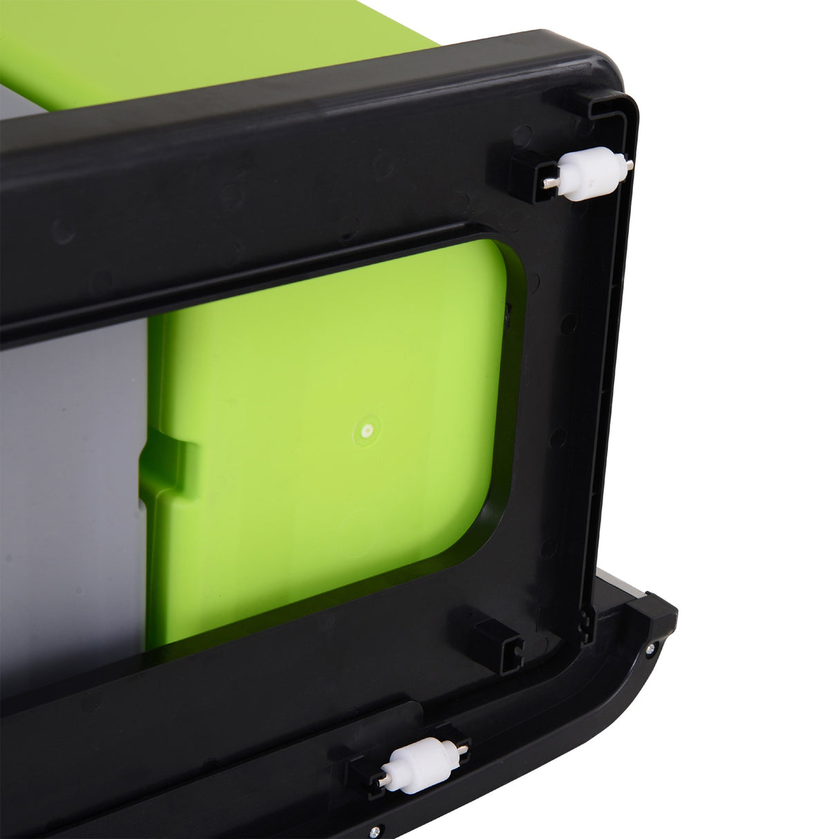 easycomfort easycomfort pattumiera automatica 72l con sensore infrarossi 3 scomparti e coperchio rimovibile acciaio e abs 42x30x81cm