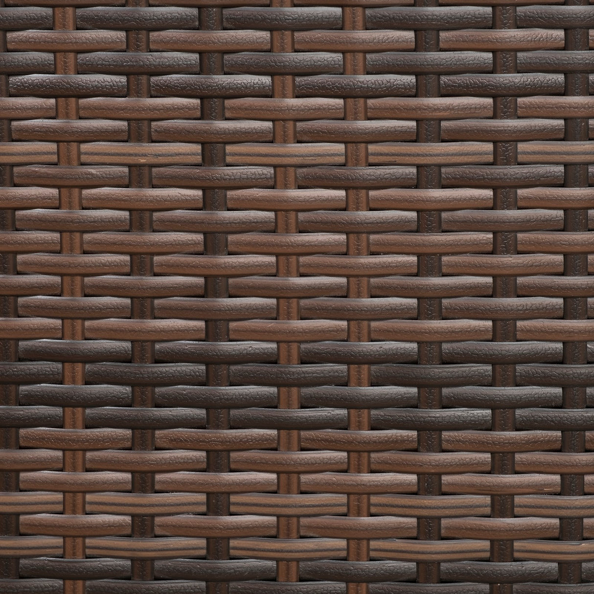 easycomfort easycomfort set arredo per esterni in pe rattan divanetti e tavolino con piano in vetro marrone