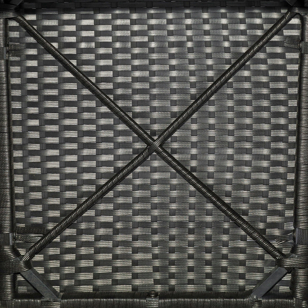 easycomfort easycomfort set tavolo e sedie da giardino 7 pezzi in pe rattan e legno con cuscini morbidi nero