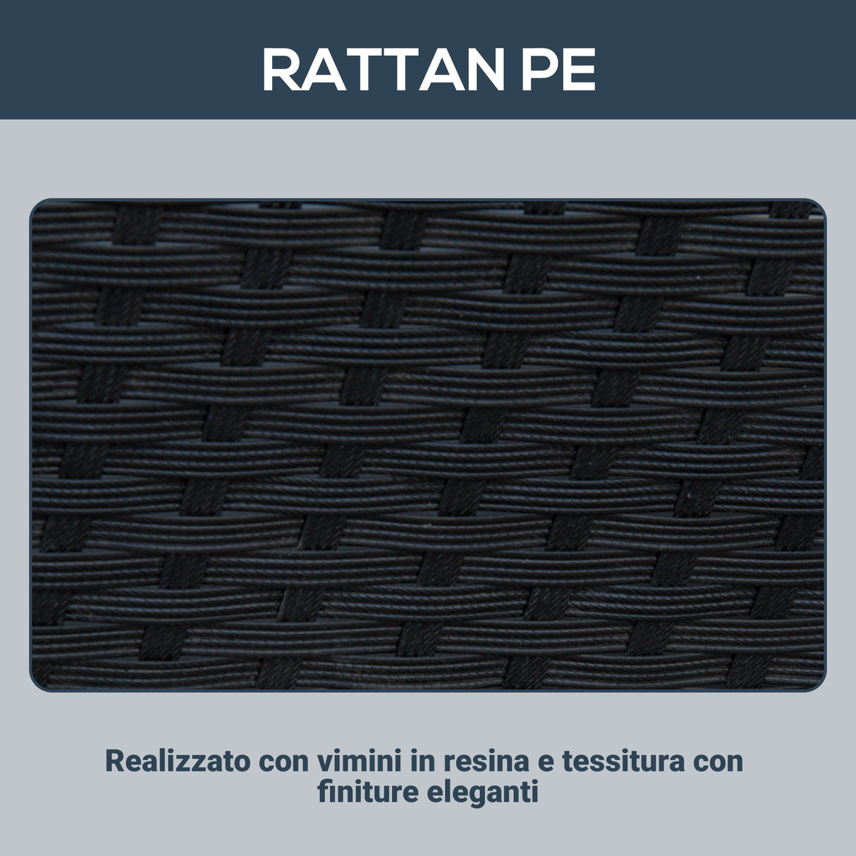 easycomfort easycomfort set mobili da giardino in pe rattan tavolo da pranzo con 4 sedie con cuscini nero