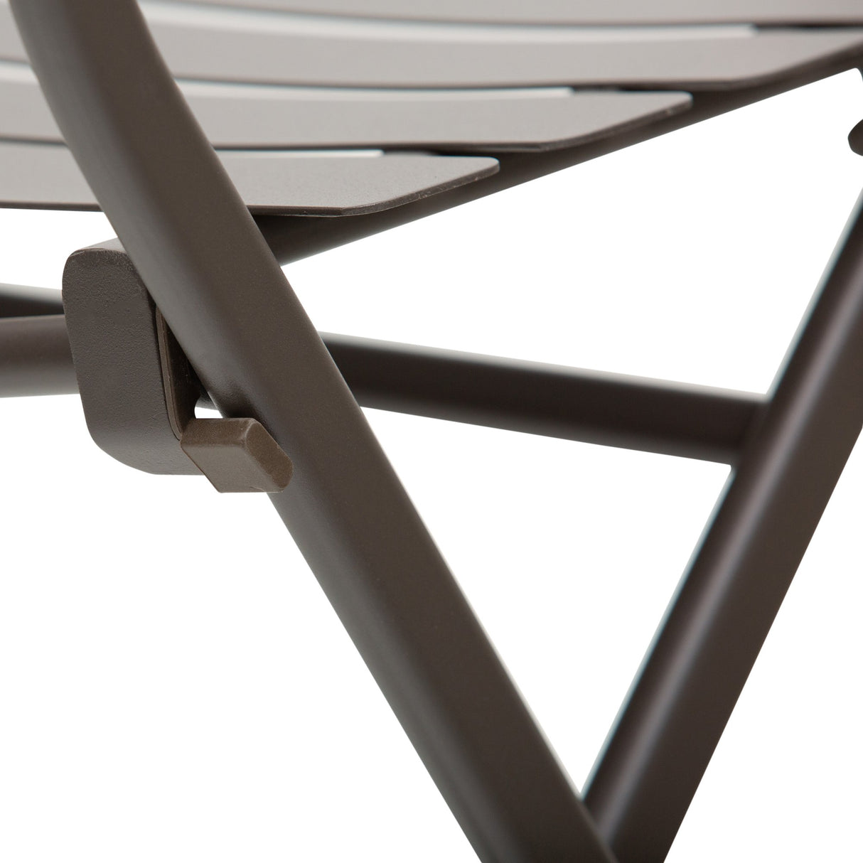 easycomfort easycomfort tavolino con sedie pieghevoli in acciaio marrone per balcone terrazzo giardino ean 8055776911694