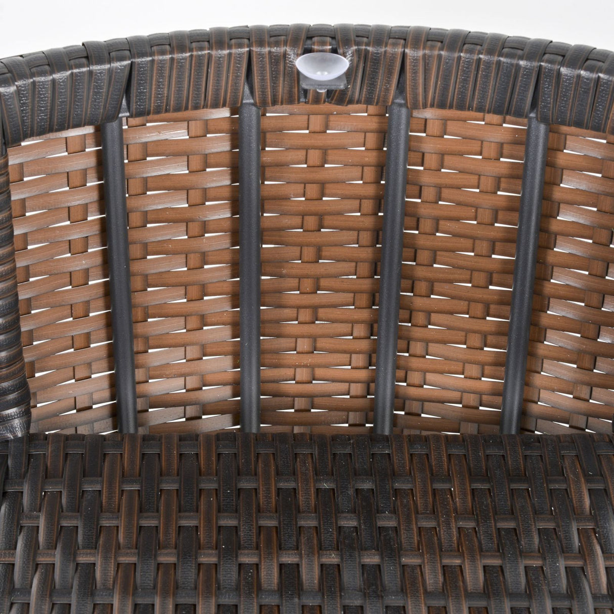 easycomfort easycomfort set tavolino e 2 sedie da esterno in pe rattan marrone e beige ean 8055776916200