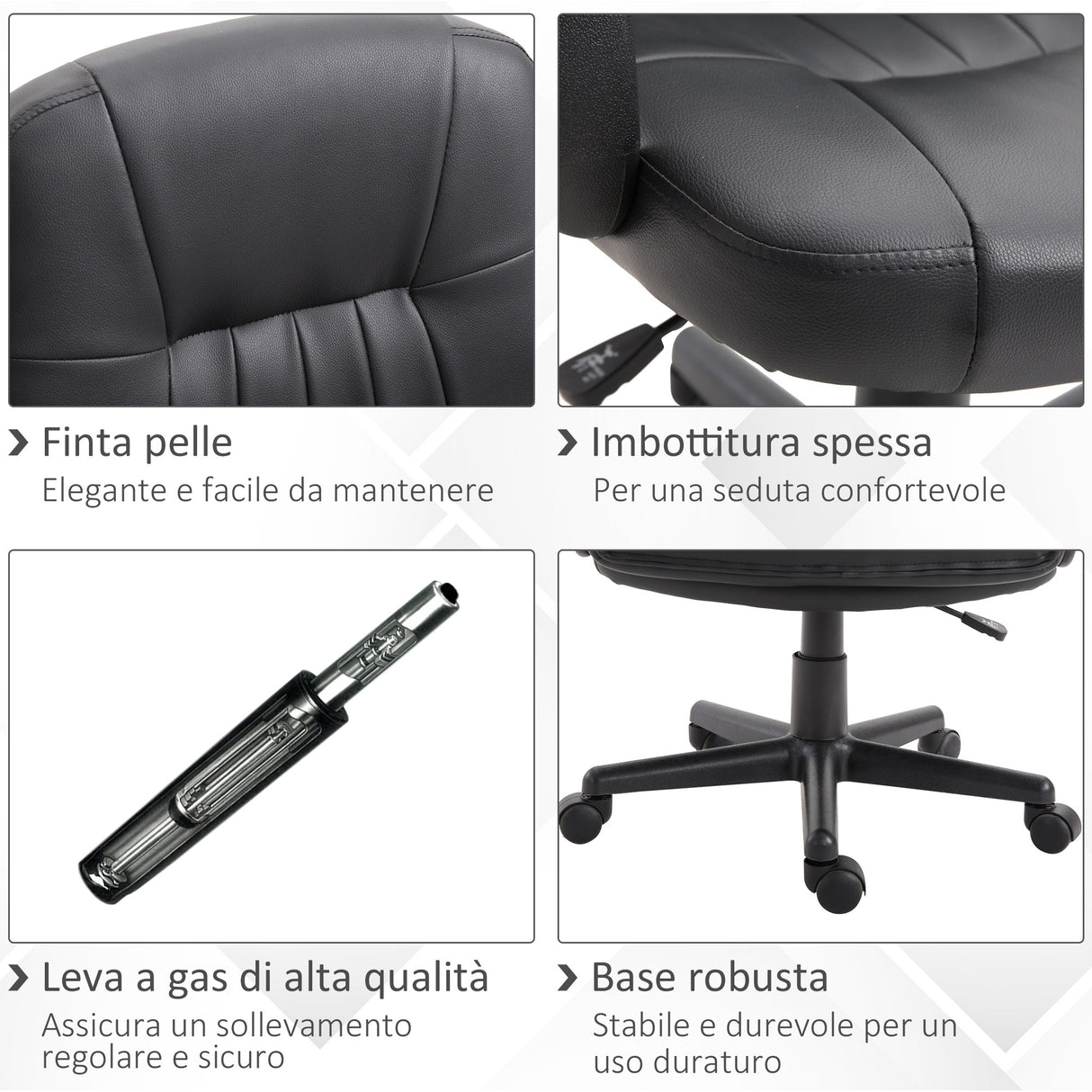 easycomfort easycomfort sedia ufficio ergonomica scrivania sedie da gaming poltrona gaming imbottita girevole con rotelle nero ean 8055776910000