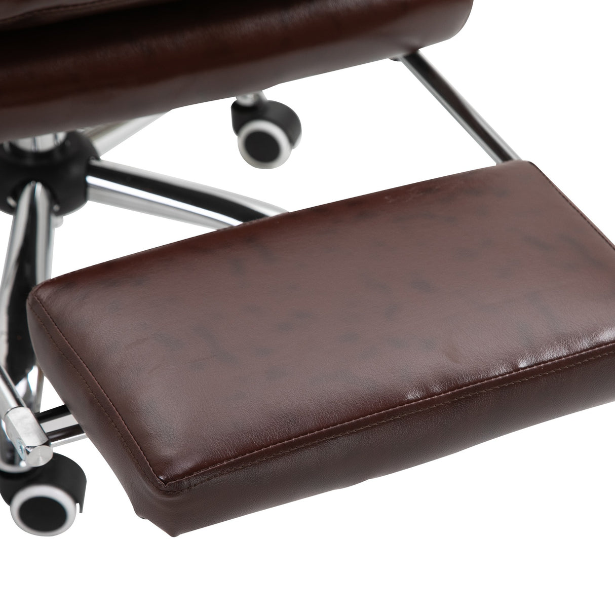 easycomfort easycomfort poltrona ufficio presidenziale similpelle marrone con schienale reclinabile ean 8054144132730