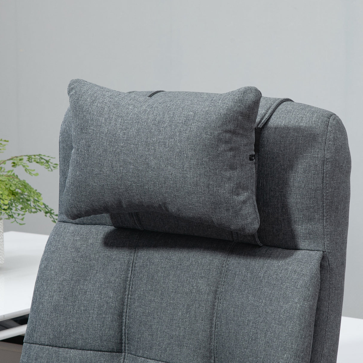 easycomfort easycomfort sedia da ufficio ergonomica reclinabile con poggiatesta e poggiapiedi estraibile grigio