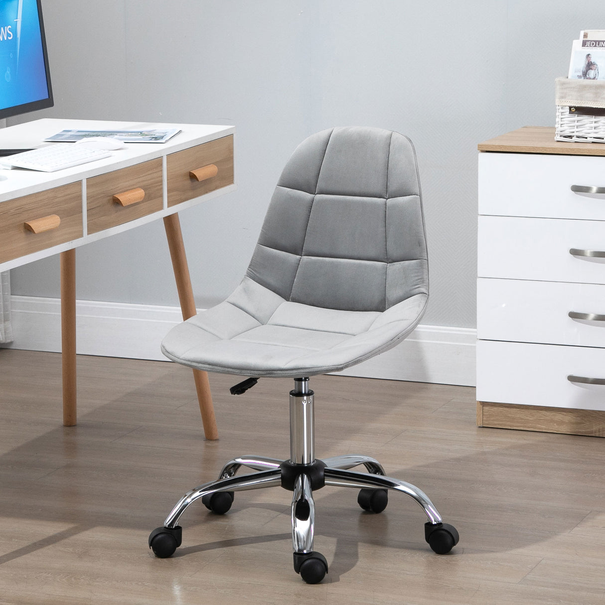 easycomfort easycomfort sedia girevole per scrivania ufficio ergonomica regolabile grigio ean 8054144136615