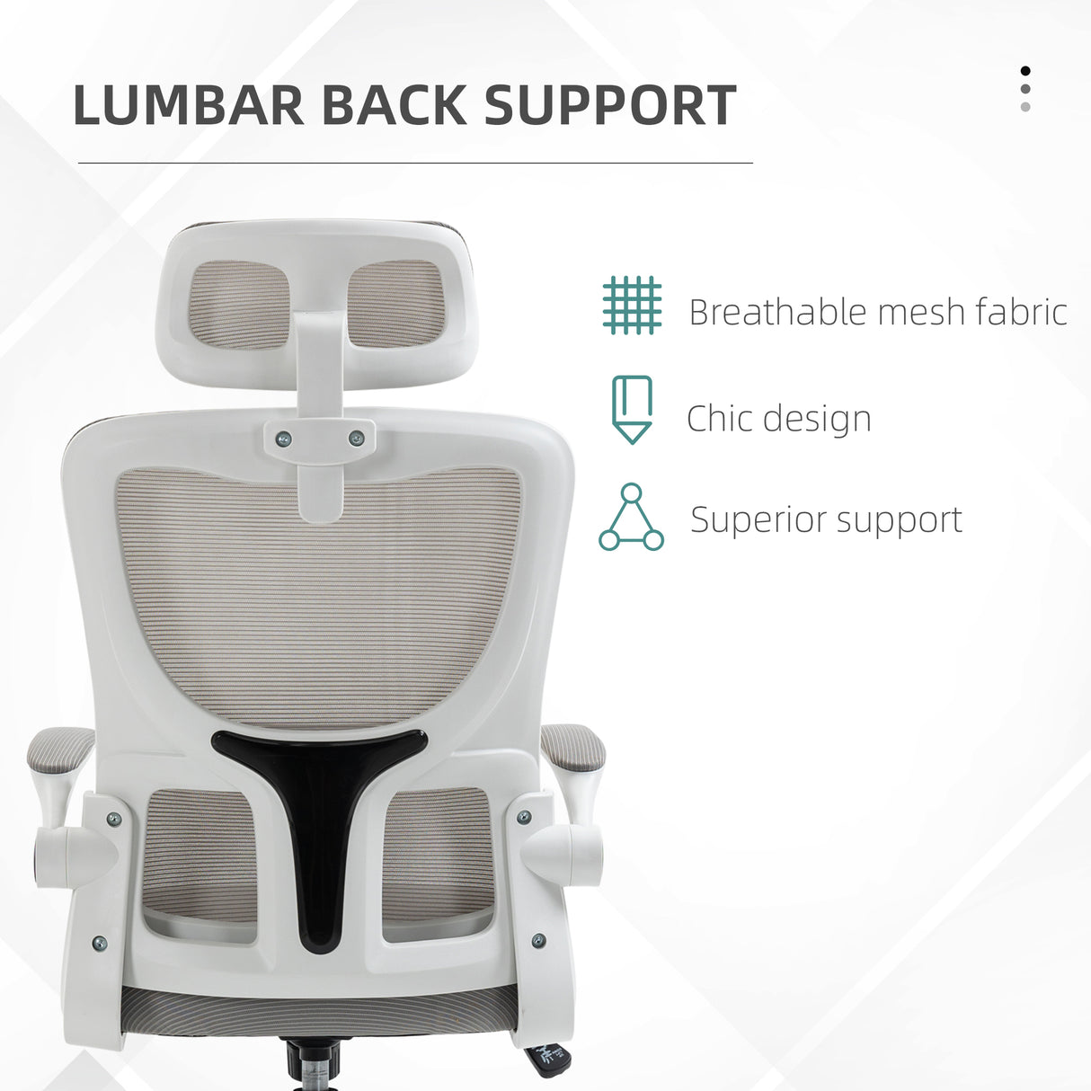 easycomfort easycomfort sedia da ufficio ergonomica ad altezza regolabile con poggiapiedi e poggiatesta 60x59x114 122 cm grigio