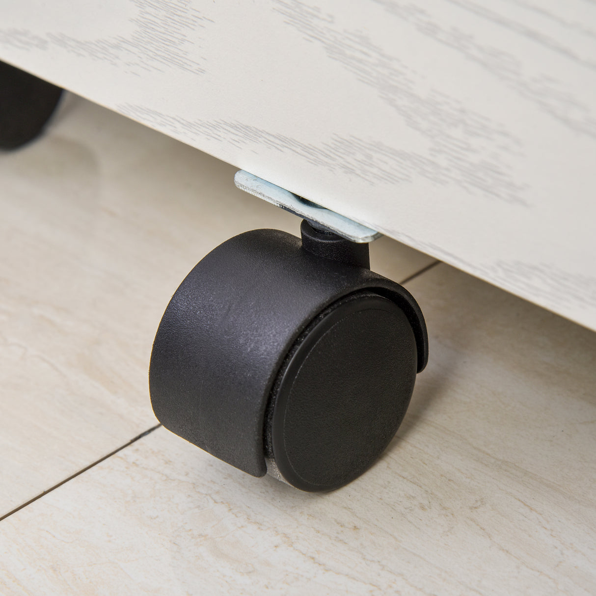 easycomfort easycomfort cassettiera portadocumenti da ufficio in legno bianco con 2 cassetti 40 x 44 x 54.6cm ean 8054144133461