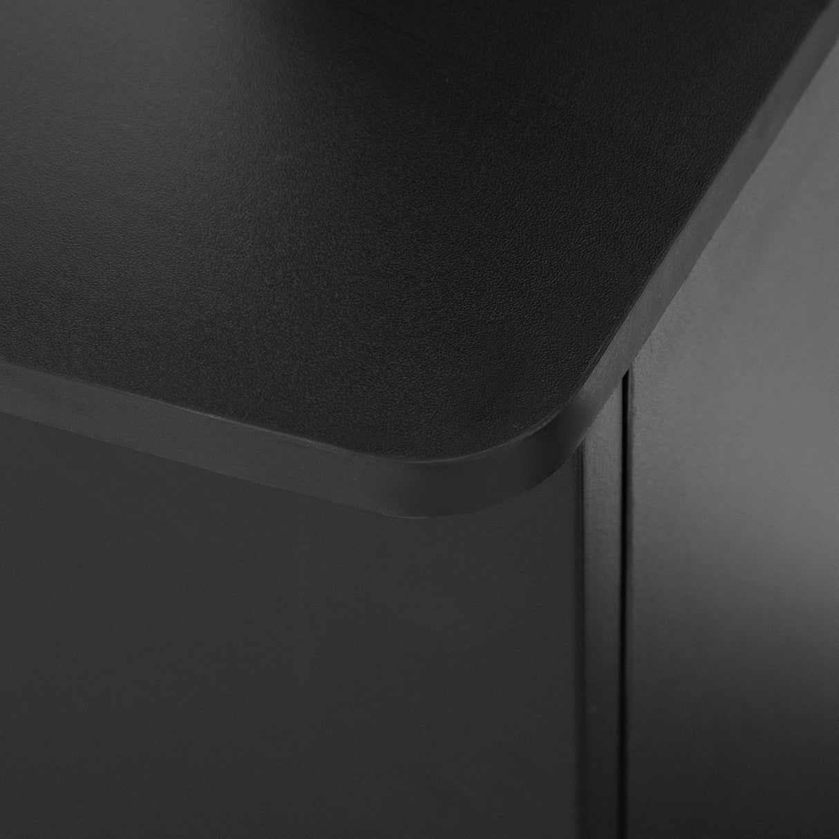 easycomfort easycomfort armadietto da ufficio con 2 cassetti e 5 ruote schedario in mdf e truciolato 43x45x72 cm nero