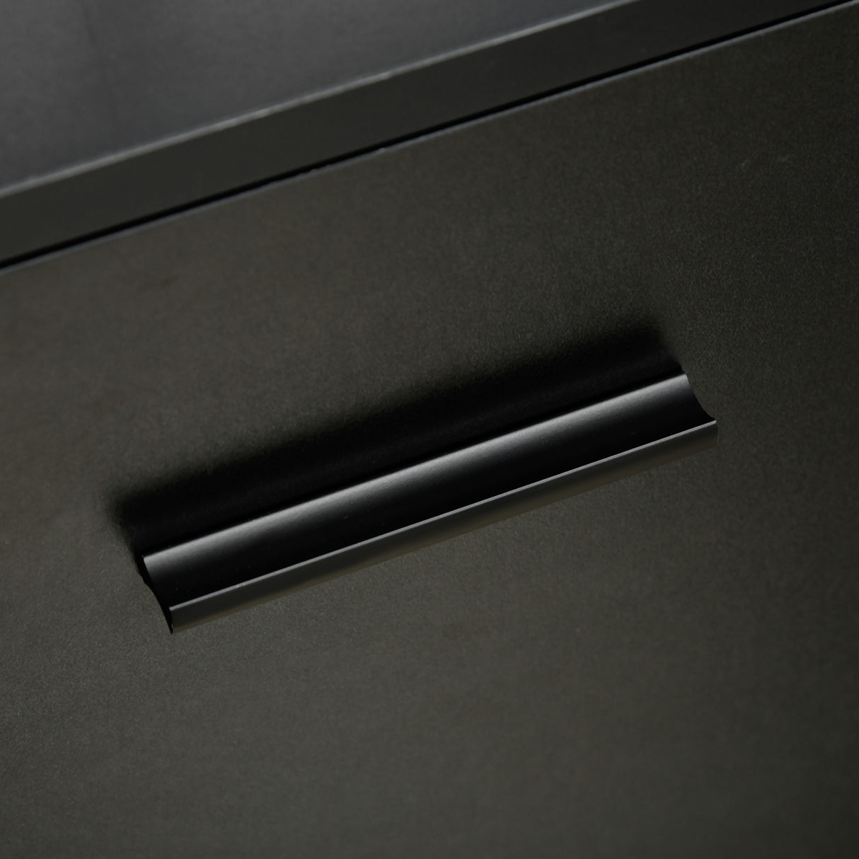 easycomfort easycomfort mobile da ufficio con 2 cassetti porta documenti e ripiani ruote con blocco 80x40x66cm nero