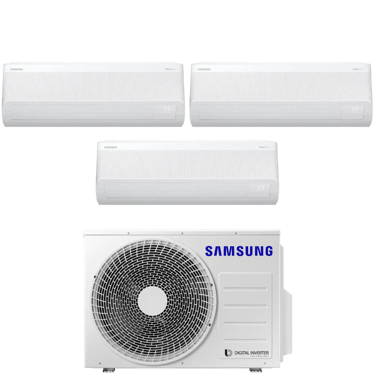 samsung climatizzatore condizionatore trial split inverter samsung serie windfree avant 900090009000 btu con aj068txj3kg a wi fi 999 r 32 novita