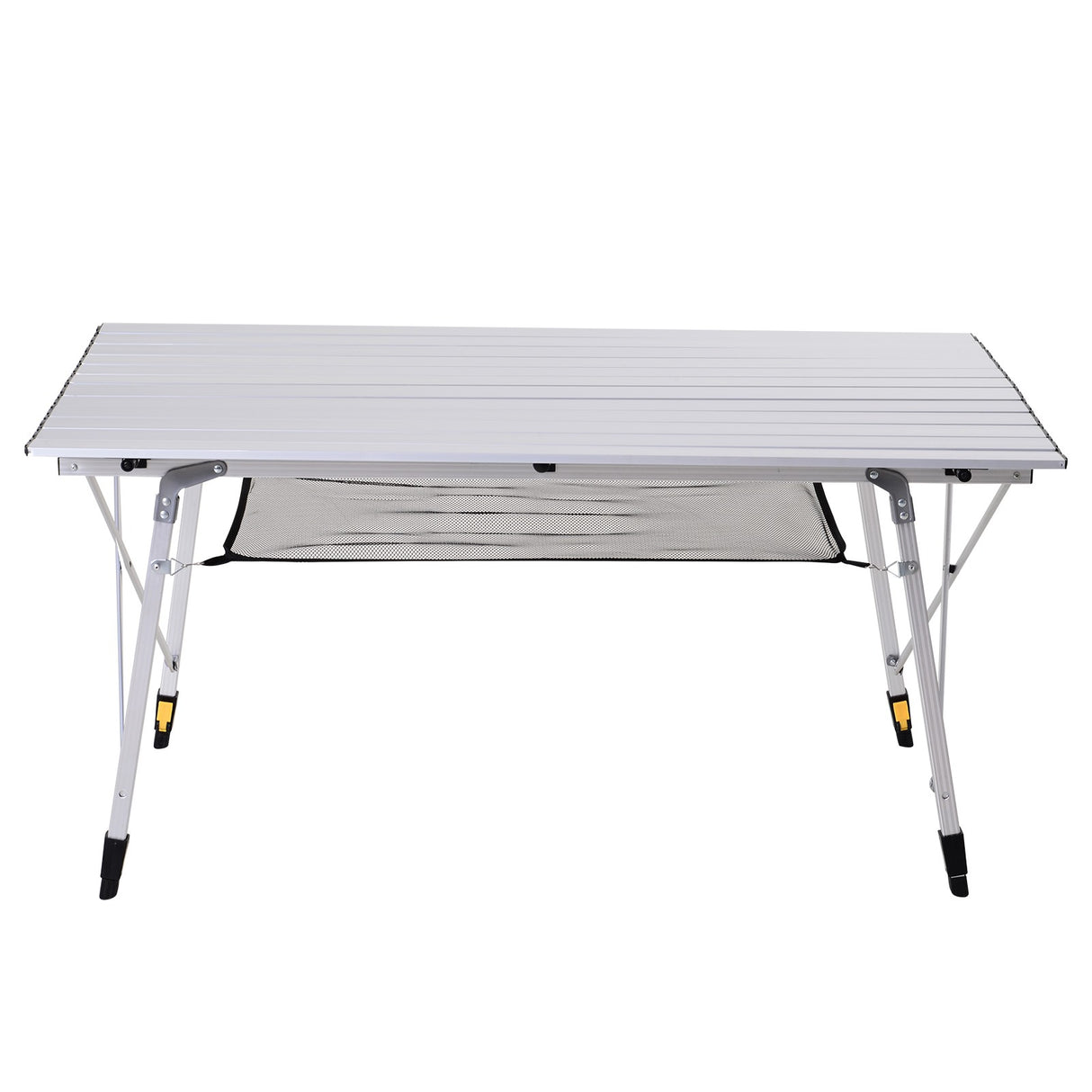 easycomfort easycomfort tavolo da pic nic pieghevole avvolgibile in alluminio con custodia 120 x 70cm ean 8054144135960