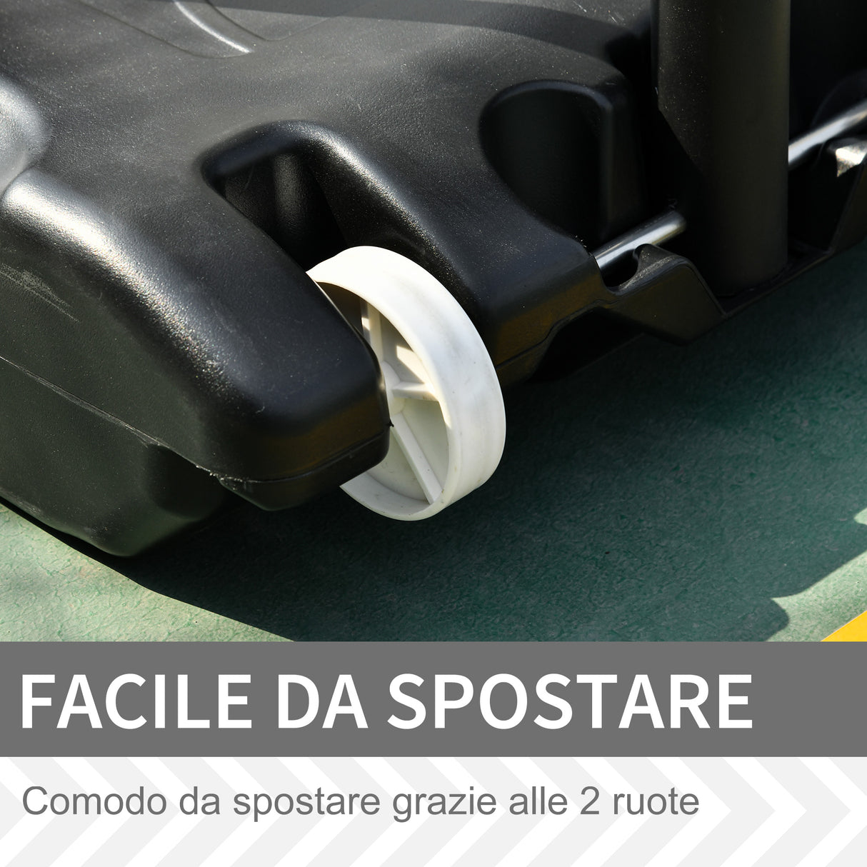 easycomfort easycomfort canestro basket altezza regolabile 160 210cm struttura in acciaio e base con ruote