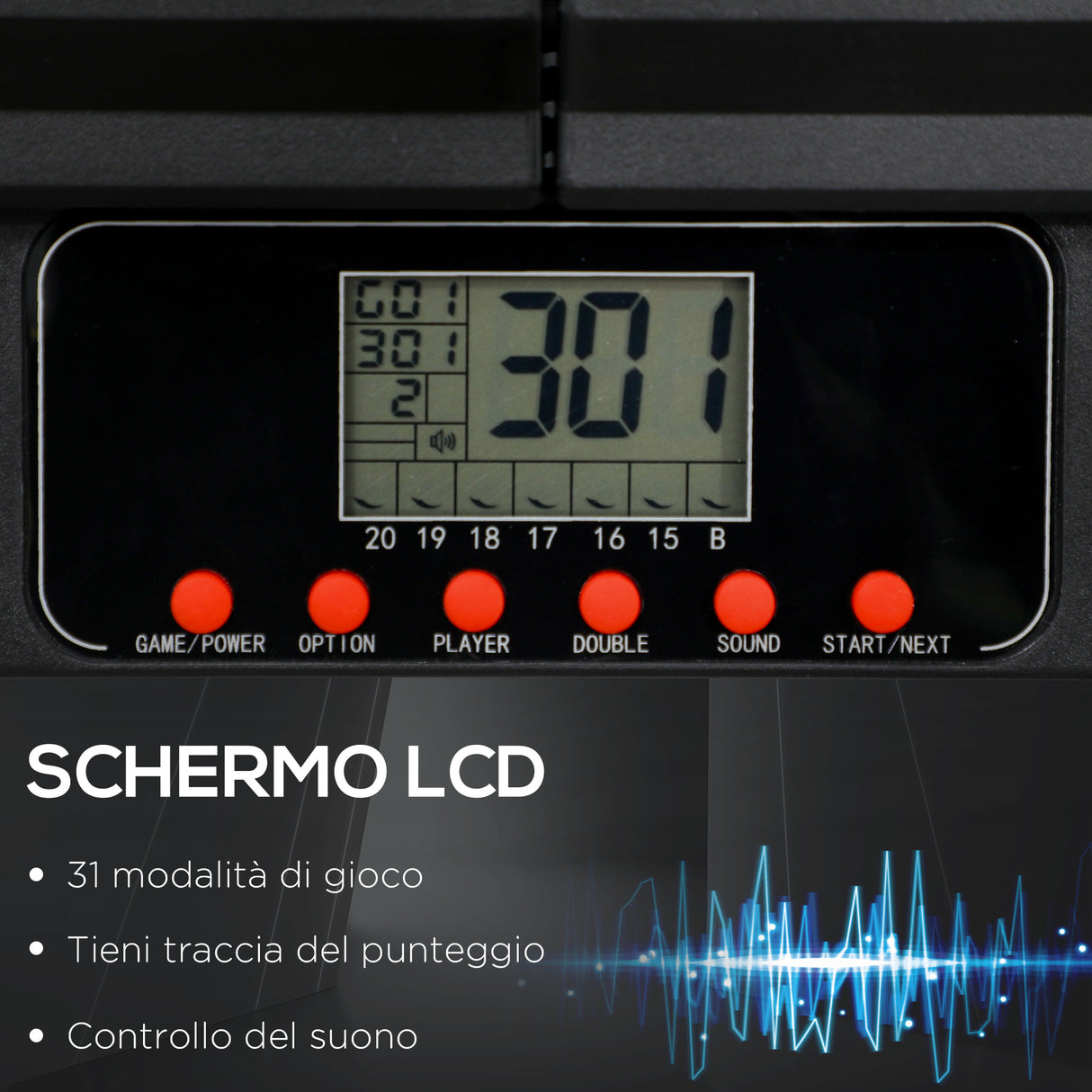 easycomfort easycomfort bersaglio freccette elettronico in pp con 6 freccette e monitor lcd 83x45x4 cm rosso e nero