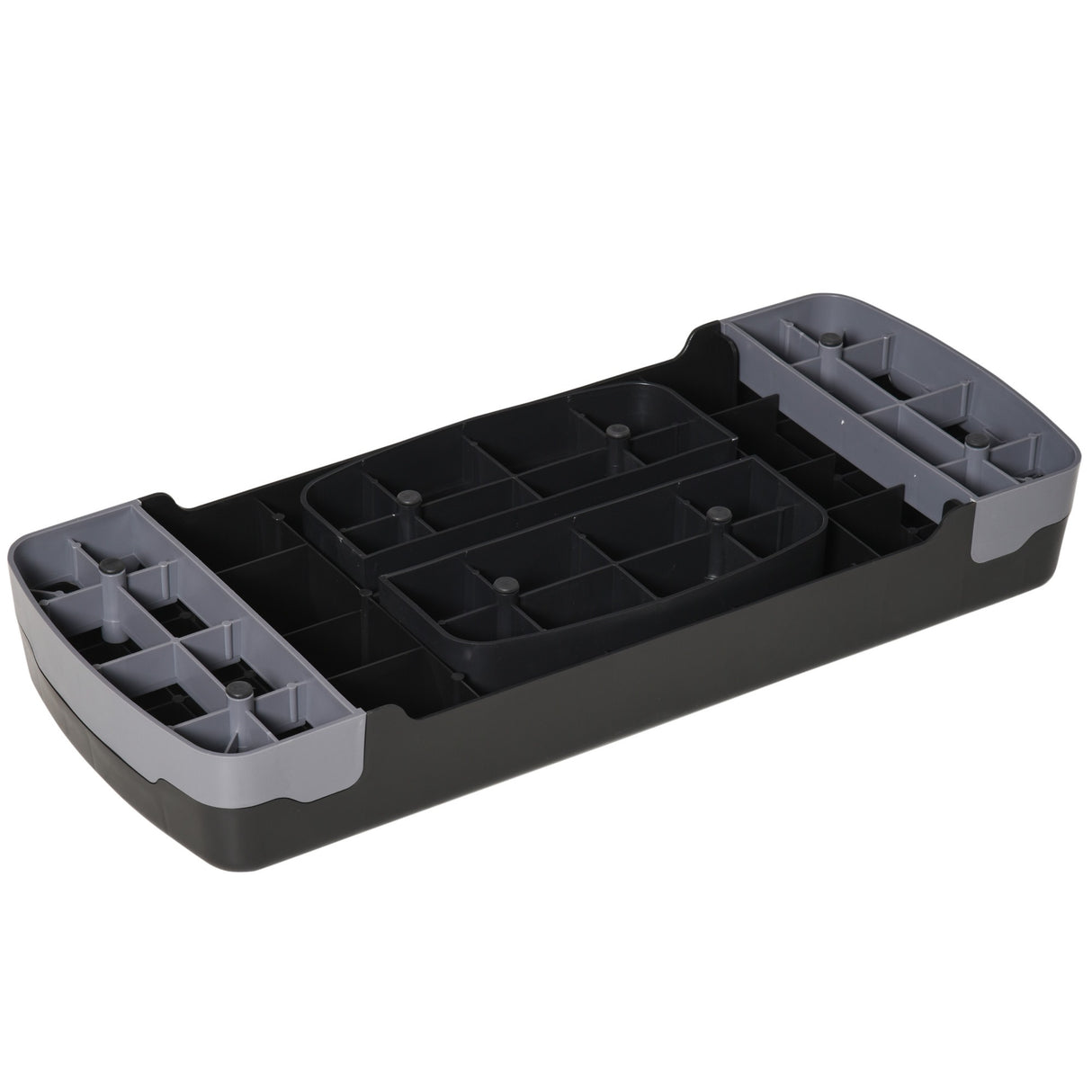 easycomfort easycomfort step fitness per allenamento a casa e palestra in pp con altezza regolabile 10cm e 15cm 68x29cm nero e grigio