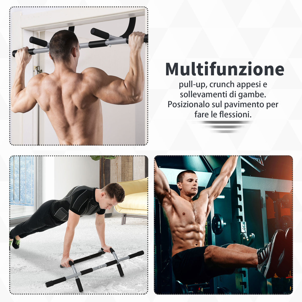 easycomfort easycomfort barra trazioni a pressione installazione senza viti su porta max. 110 kg ean 8054111840408