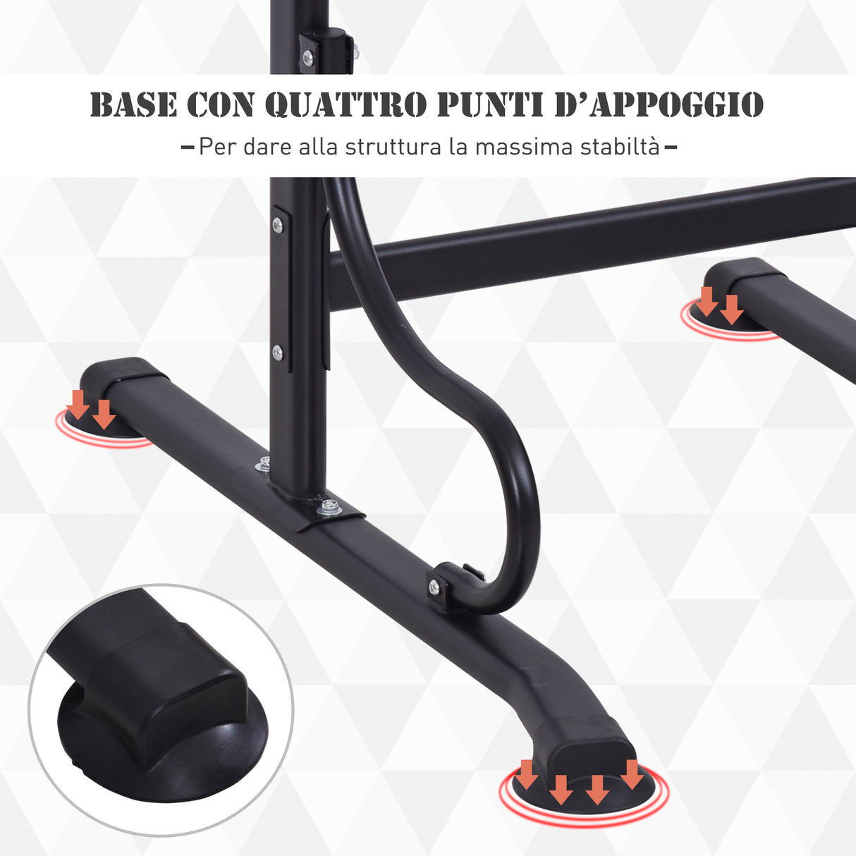 easycomfort easycomfort barra per trazioni power tower stazione fitness multifunzione regolabile 171 219cm nero rosso ean 8054144132037
