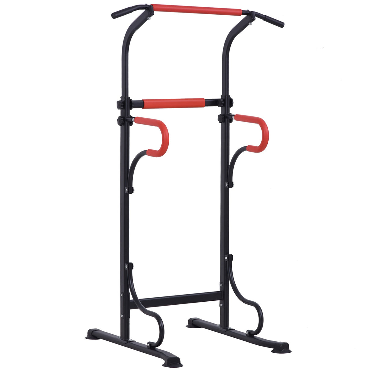 easycomfort easycomfort barra per trazioni power tower stazione fitness multifunzione regolabile 171 219cm nero rosso ean 8054144132037