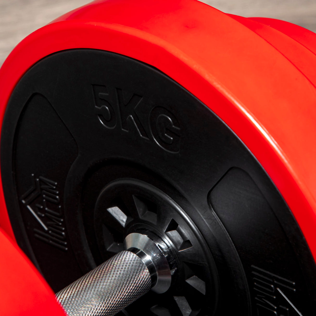 easycomfort easycomfort set manubri palestra con pesi da 40kg rivestiti in gomma in metallo e sabbia di ferro 45x26x26 cm rossa