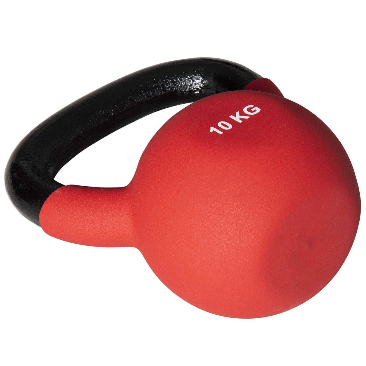 easycomfort easycomfort kettlebell 10 kg per allenamento bicipiti e spalle in metallo e neoprene 19x12x22 cm rosso