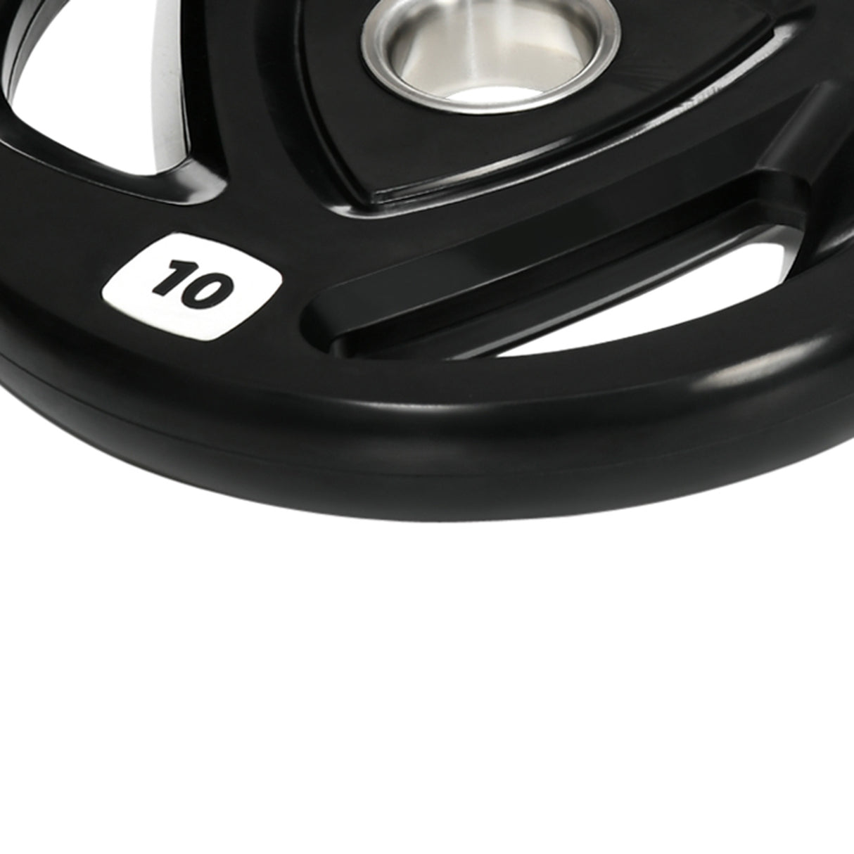 easycomfort easycomfort set di 2 dischi pesi da 10kg in acciaio con rivestimento in gomma per bilanciere