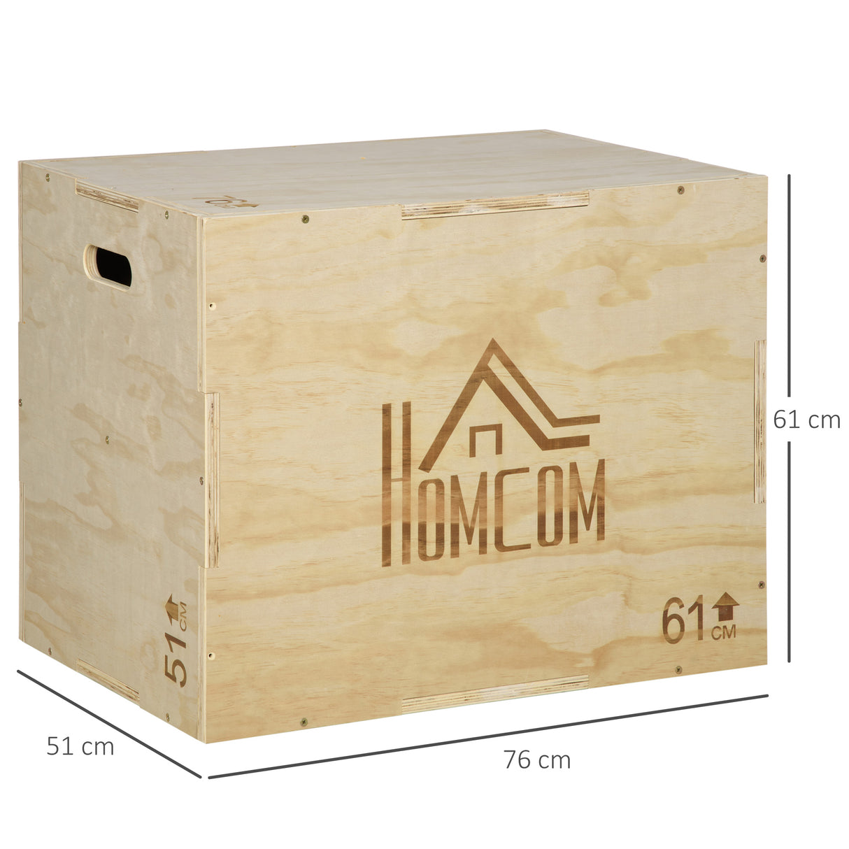 easycomfort easycomfort plyo box in legno a 3 altezze jumping box pliometrico capacita 120kg 61x51x76cm