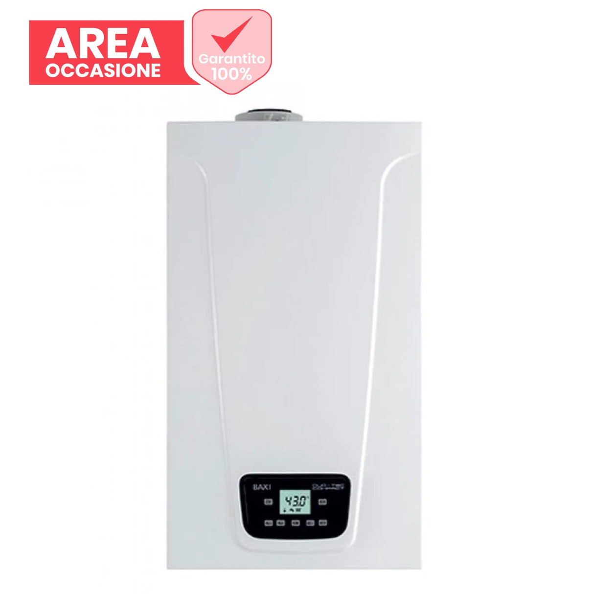 baxi area occasioni caldaia baxi duo tec compact e 24 kw a condensazione low nox completa di kit scarico fumi metano o gpl novita duo tec gpl 1