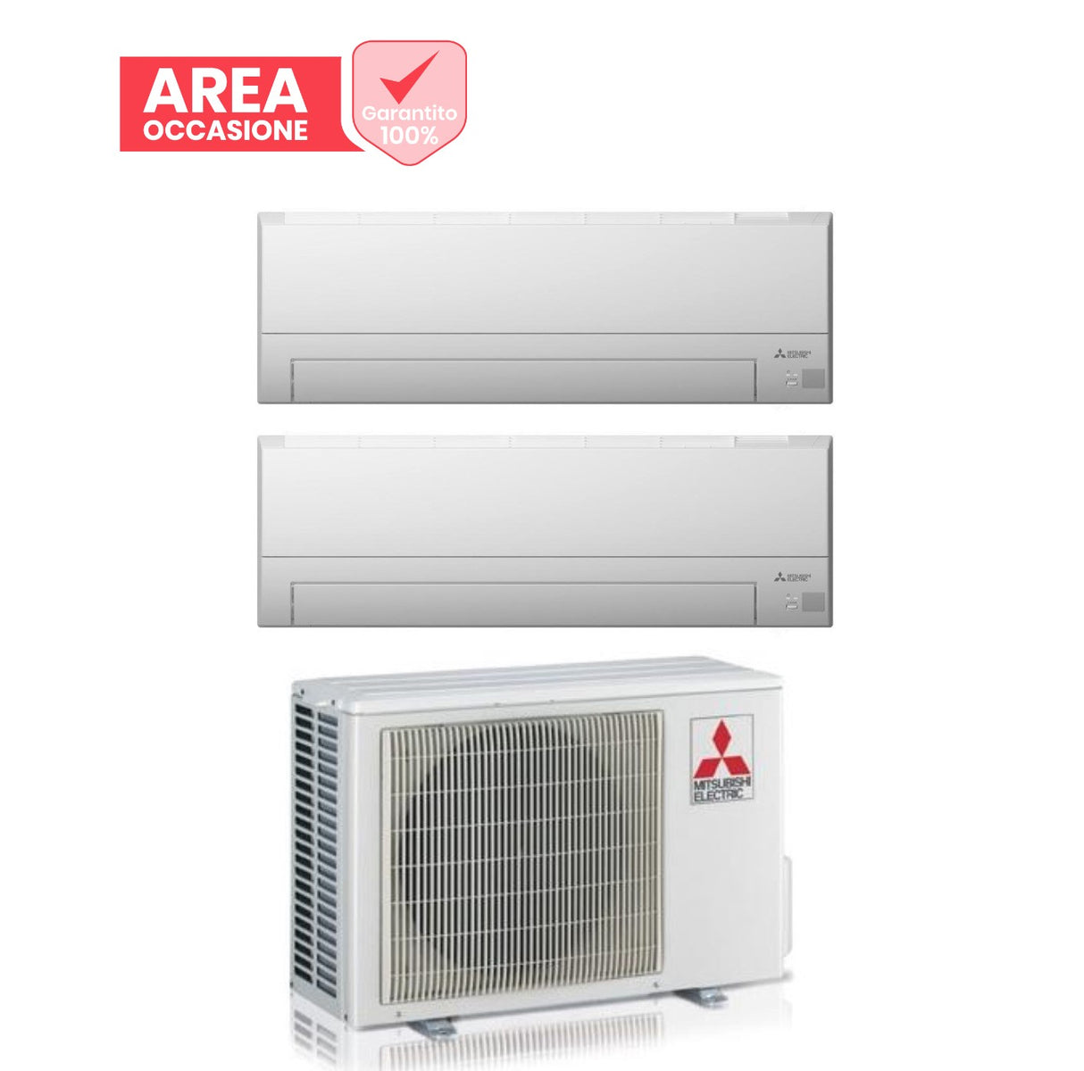 mitsubishi electric area occasioni climatizzatore condizionatore mitsubishi electric dual split inverter serie msz bt 912 con mxz 2f53vf r 32 wi fi integrato 900012000