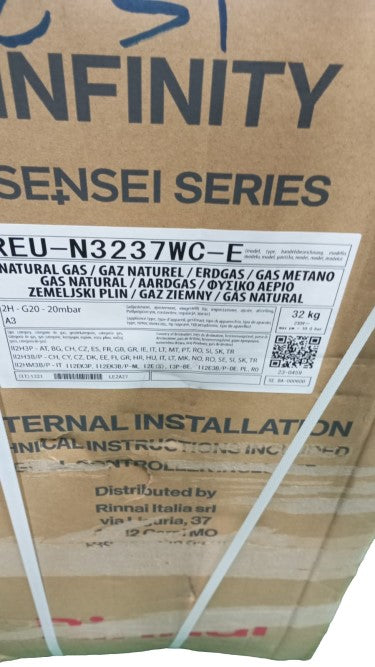 rinnai area occasioni scaldabagno a condensazione da esterno rinnai infinity sensei n32e 32 lt reu n3237wc e ng metano