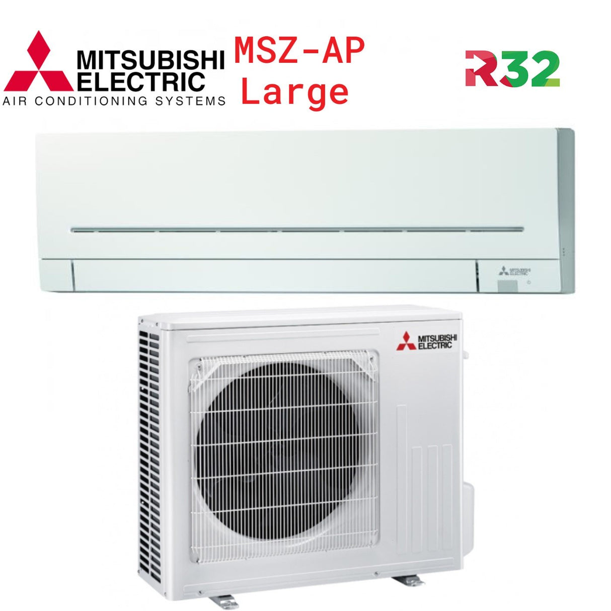mitsubishi electric climatizzatore condizionatore mitsubishi electric inverter serie ap 24000 btu msz ap71vg r 32 modello large wi fi optional ean 8059657009395