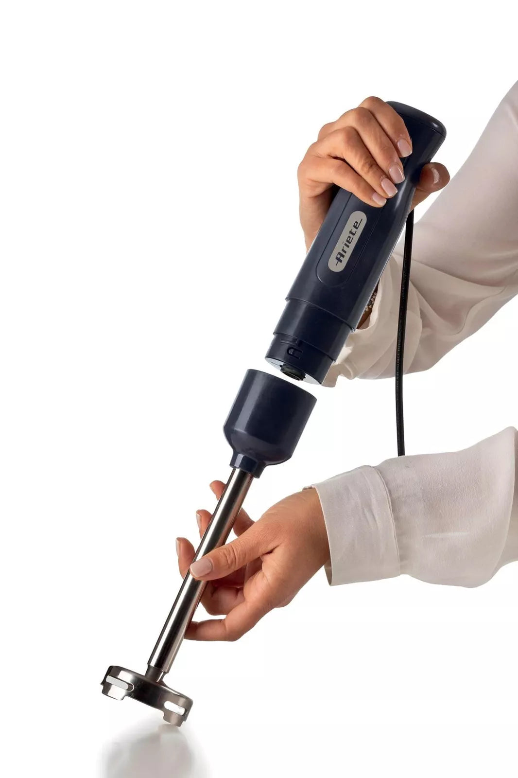 ariete ariete 601 frullatore a immersione con tritatutto 700 w con 2 velocita darl grey ean 8003705121188