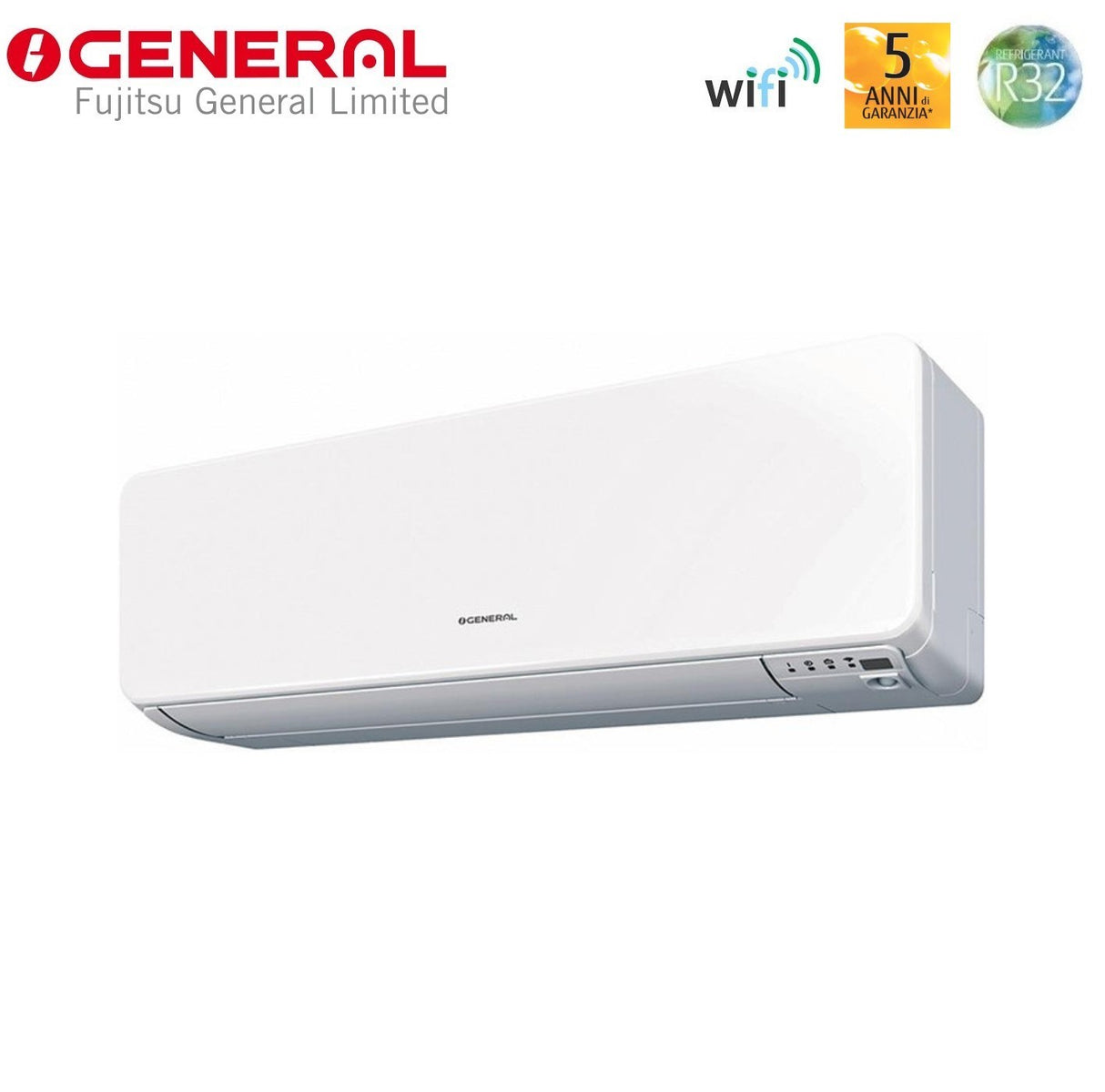 general fujitsu condizionatore general fujitsu inverter serie performance kg 9000 btu ashh09kgtg r 32 wi fi integrato
