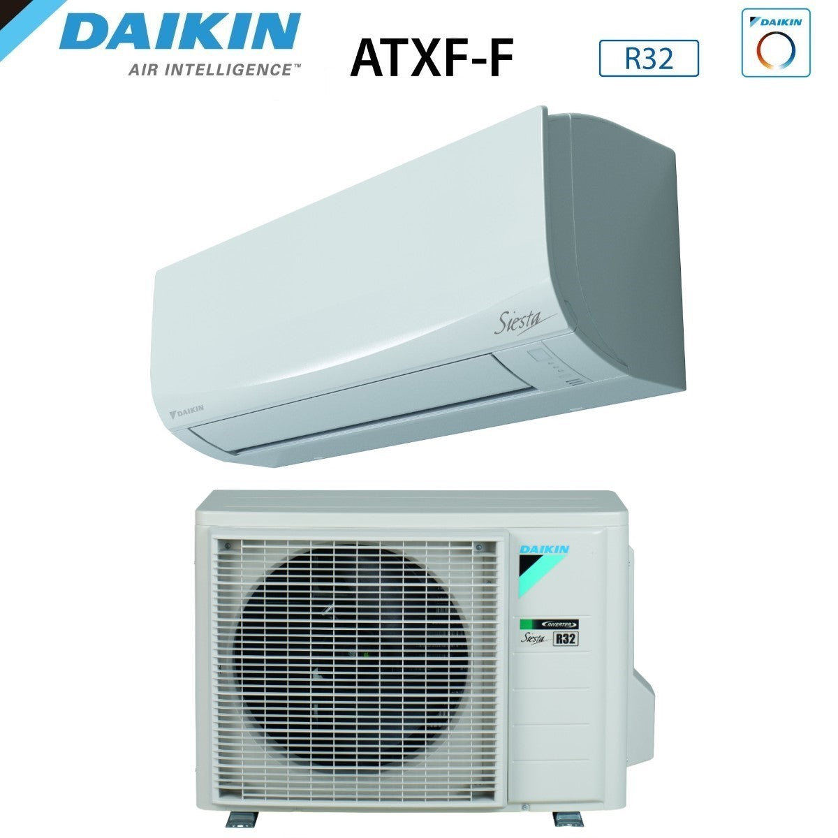 daikin climatizzatore condizionatore daikin inverter serie siesta atxf e 12000 btu atxf35e arxf35e r 32 wi fi optional classe aa novita