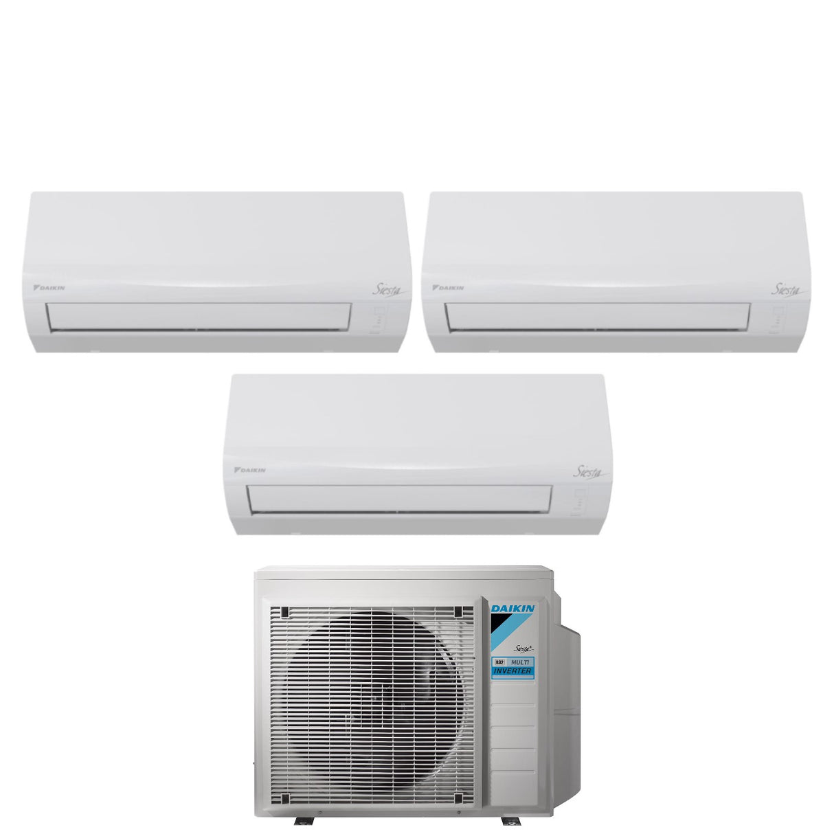daikin climatizzatore condizionatore daikin trial split inverter serie siesta 9912 con 3amxf52a r 32 wi fi optional 9000900012000
