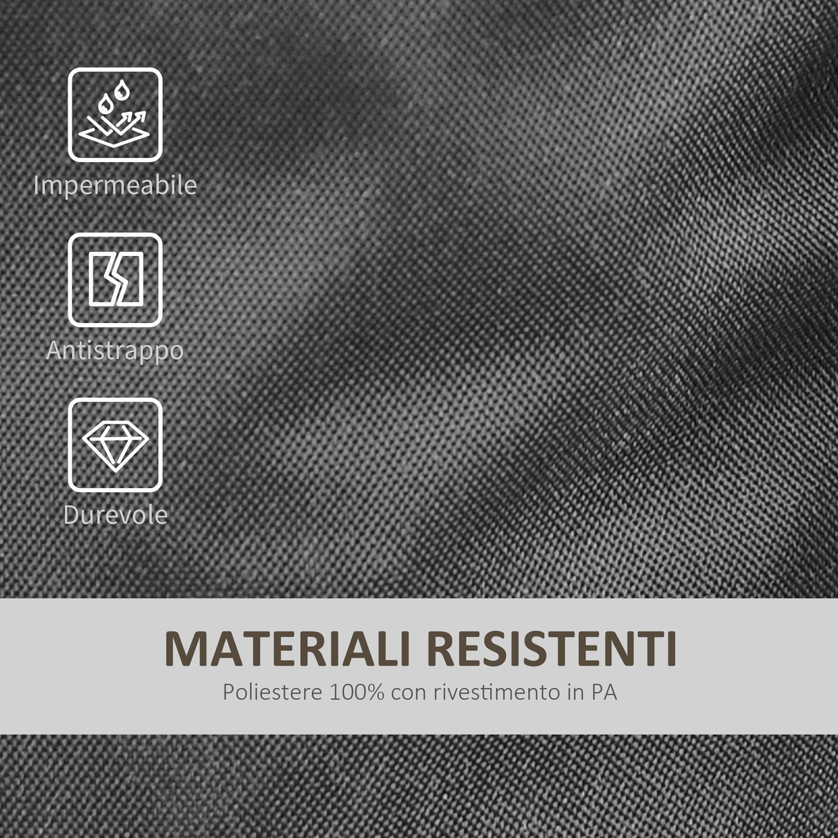 easycomfort easycomfort piedistallo zavorra per ancoraggio gazebo 4 pezzi nero