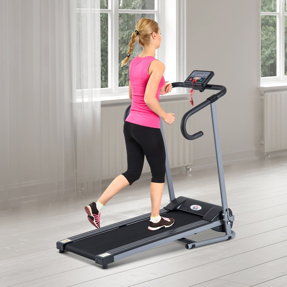 easycomfort easycomfort tapis roulant elettrico tapirulan salvaspazio pieghevole e richiudibile velocita 10kmh con schermo lcd ean 8055776913926