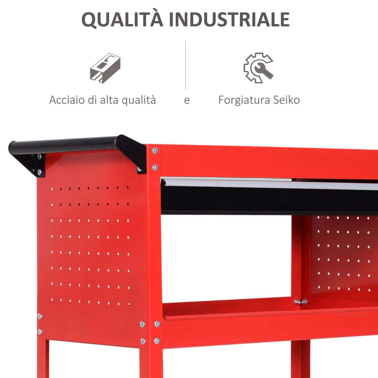 easycomfort easycomfort carrello portautensili da officina rosso 70x35x75.5cm ean 8054144134703