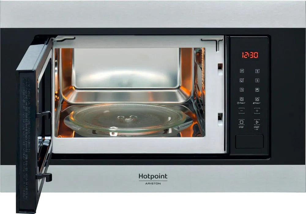 hotpoint microonde a incasso hotpoint mf20s ix ha 20 litri 800 w a39xl594xp349 inox e nero ean 8050147591604