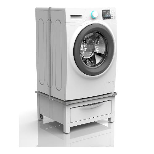 meliconi base rialzo per lavatrice e asciugatrice con cassetto estraibile a31xl62xp55 5 piedini regolabili e cinghia di sicurezza peso 1142 kg cinghia 6m ean 8006023292066