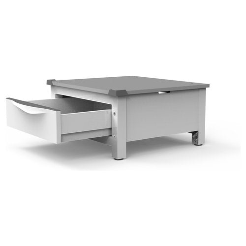 meliconi base rialzo per lavatrice e asciugatrice con cassetto estraibile a31xl62xp55 5 piedini regolabili e cinghia di sicurezza peso 1142 kg cinghia 6m ean 8006023292066