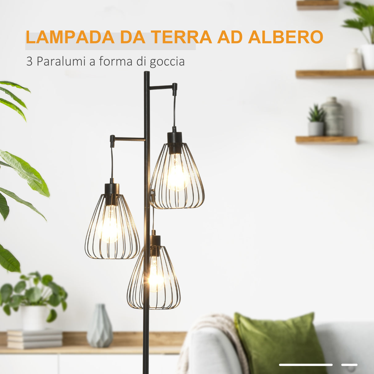 easycomfort easycomfort lampada da terra vintage industriale in metallo nero lampada a piantana da terra moderna 35 x 170cm ean 8054144133942