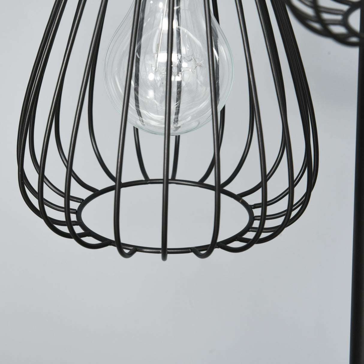 easycomfort easycomfort lampada da terra vintage industriale in metallo nero lampada a piantana da terra moderna 35 x 170cm ean 8054144133942