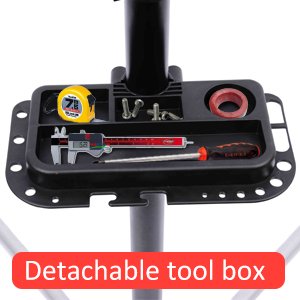 easycomfort easycomfort cavalletto manutenzione bici con piedistallo e vassoio in acciaio 100x56x120 190cm ean 8054111843898