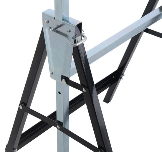 easycomfort easycomfort set 2 cavalletti da lavoro pieghevoli telescopici altezza regolabile in tubi dacciaio ean 8054111842198